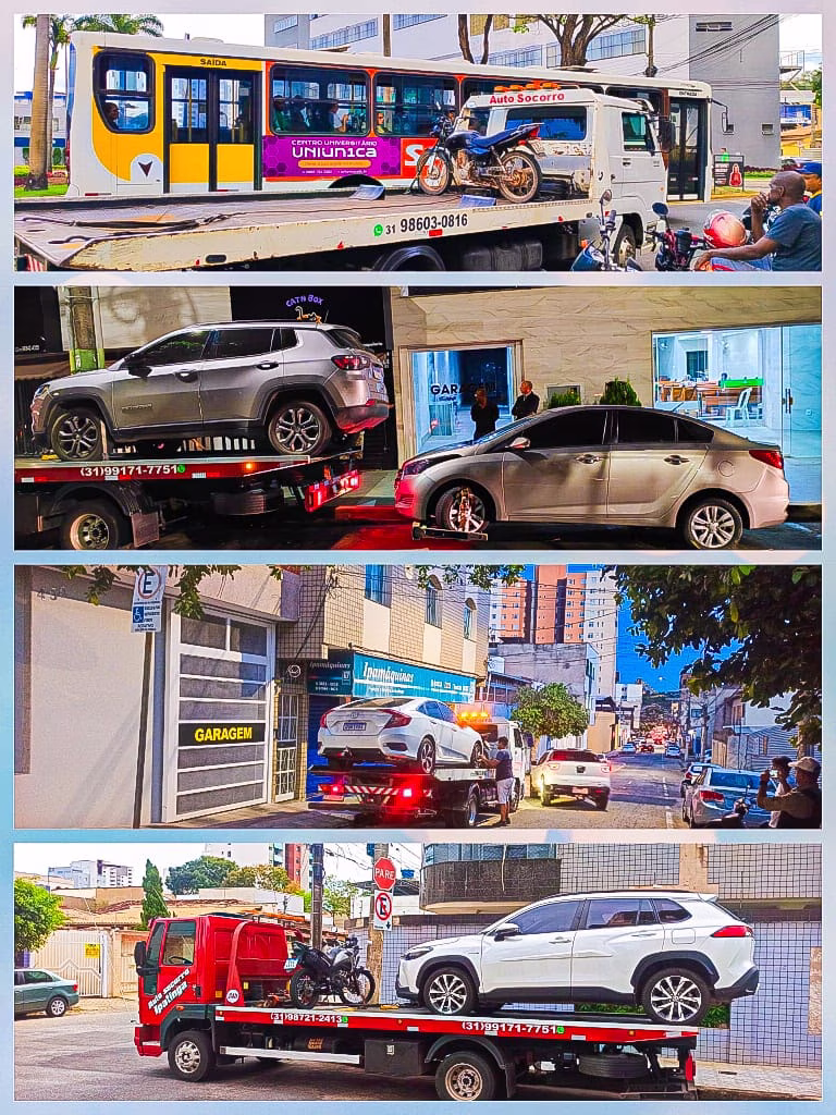 Após a conclusão da operação, a equipe contabilizou a retirada de quatro carros e duas motos. Também foram emitidos dez Autos de Infração de Trânsito