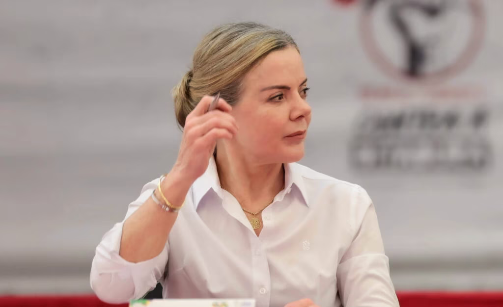 Gleisi Hoffmann, titular do Ministério de Relações Institucionais