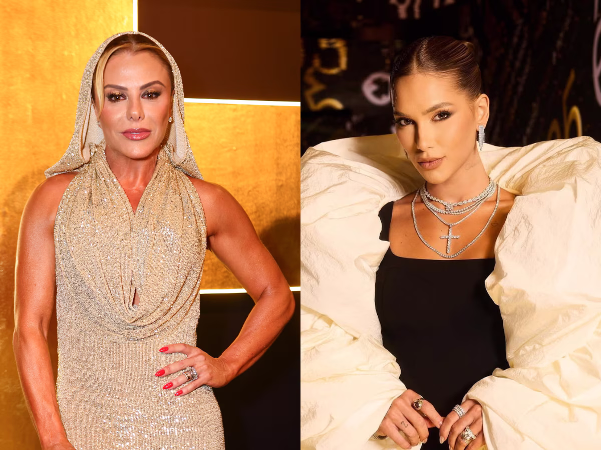 Poliana Rocha, à esquerda, e Virginia Fonseca, à direita