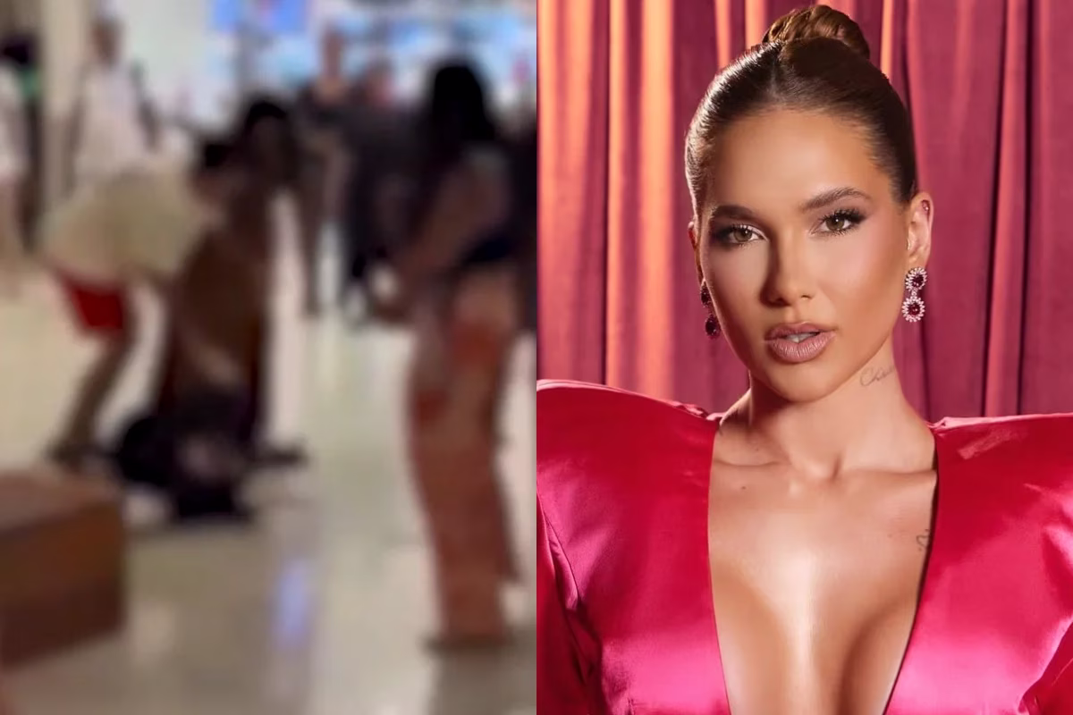 Uma funcionária de um quiosque da WePink, marca da influenciadora Virginia Fonseca, desmaiou após ser atacada por três mulheres