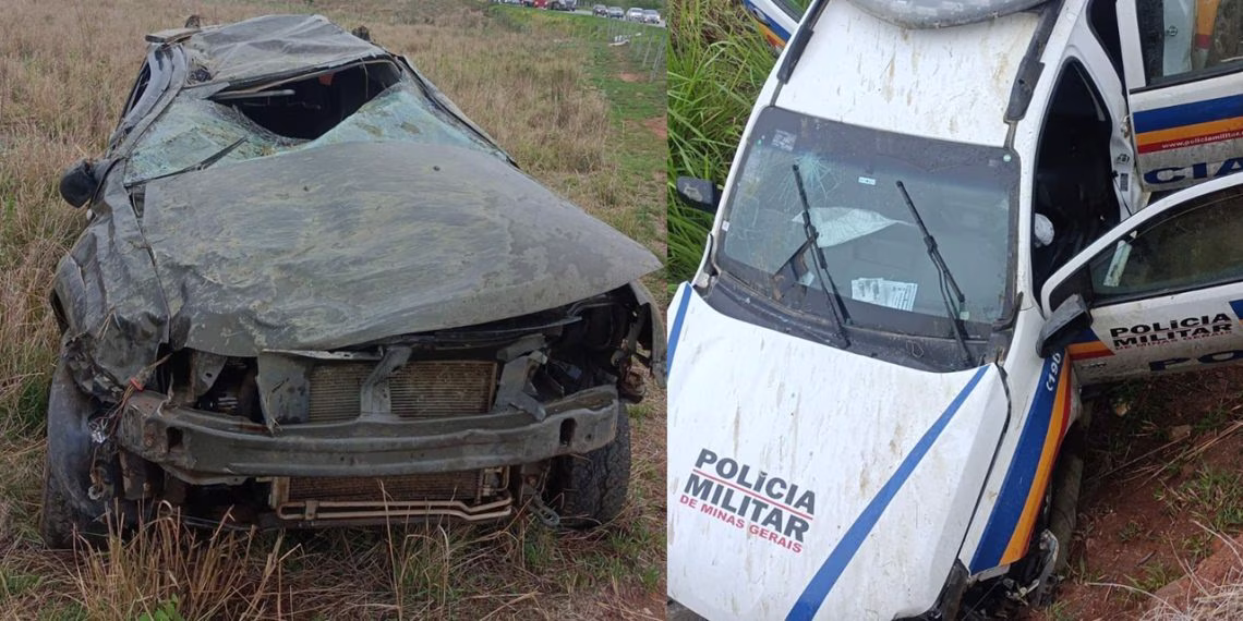 Três integrantes das Forças Armadas que estavam na viatura e os dois ocupantes do carro particular foram levados ao Hospital Municipal de Governador Valadares com lesões leves
