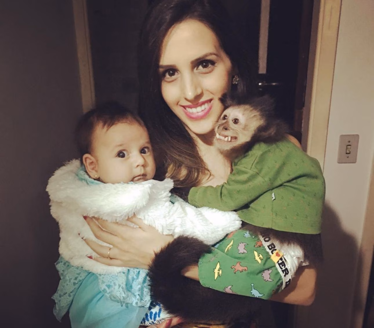 Beatriz compartilhou com sua filha Alice sua paixão pelos animais