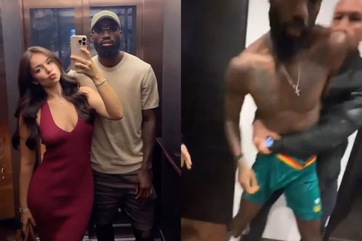 A influenciadora Nikki Seey compartilhou nas redes sociais um momento revelador com seu namorado, o jogador Moumi Ngamaleu