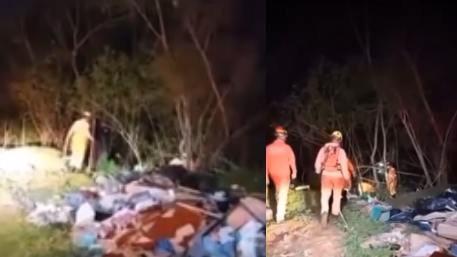 Os soldados descobriram uma região de difícil acesso, repleta de lixo acumulado, e notaram indícios de solo disturbado, o que gerou suspeitas quanto à existência de uma cova rasa