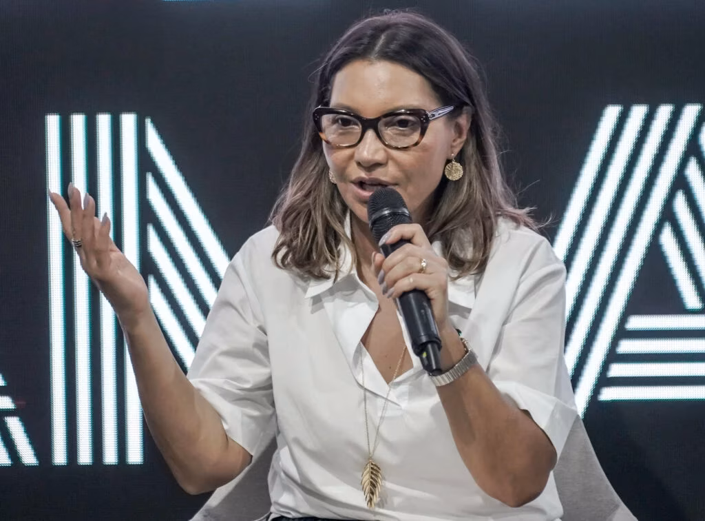 Janja, durante apresentação na COP30