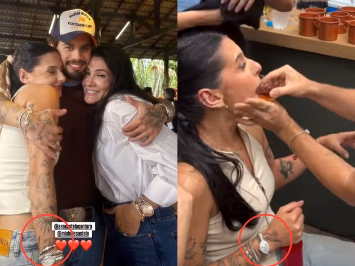 Ana Castela recebe de Zé Felipe um relógio Cartier avaliado em mais de R$ 300 mil