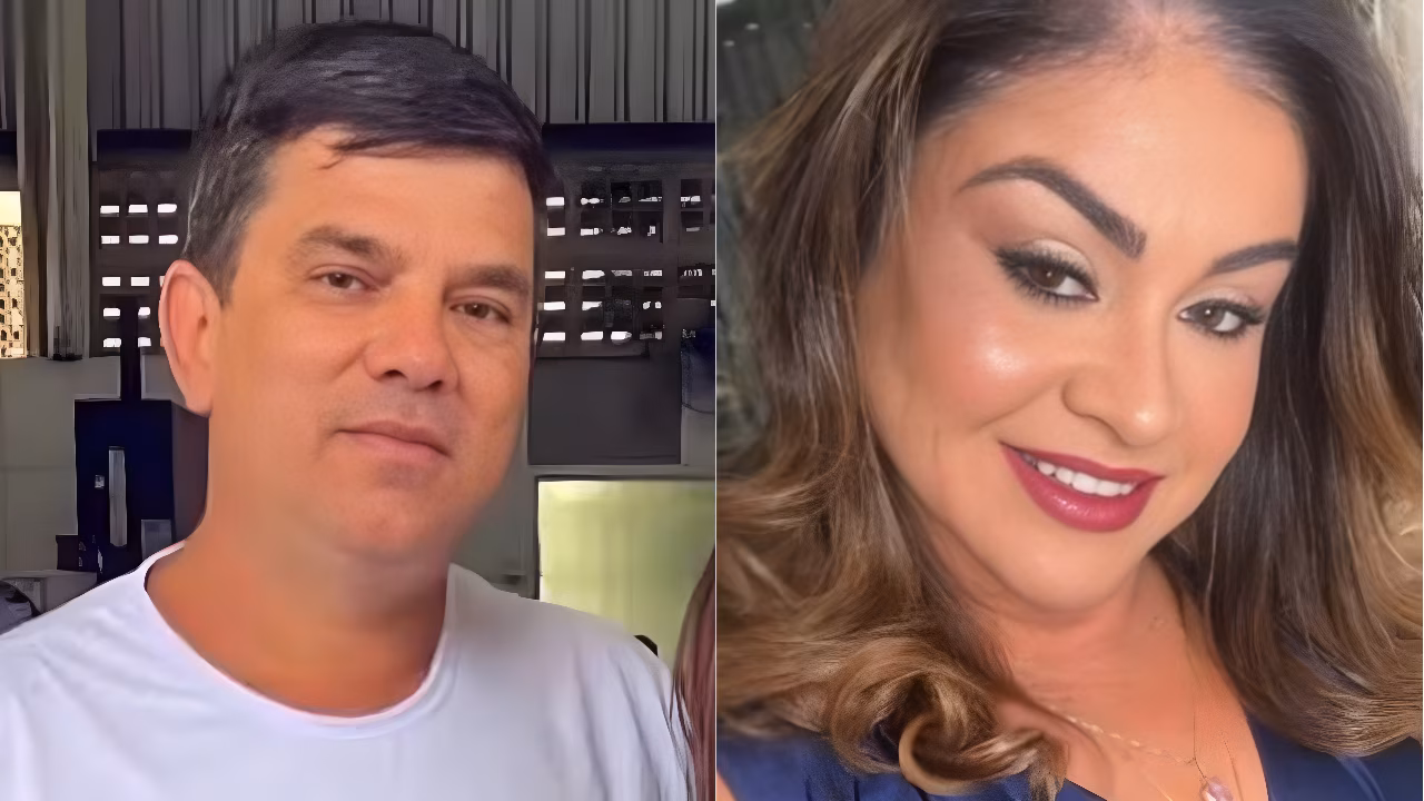 Marcelo (à esquerda) é apontado como suspeito pelo assassinato de Cláudia Cristina (à direita)