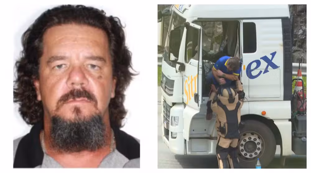 Dener Laurito do Santos, 52 anos, no Rodoanel Mário Covas na manhã desta quarta-feira (12)