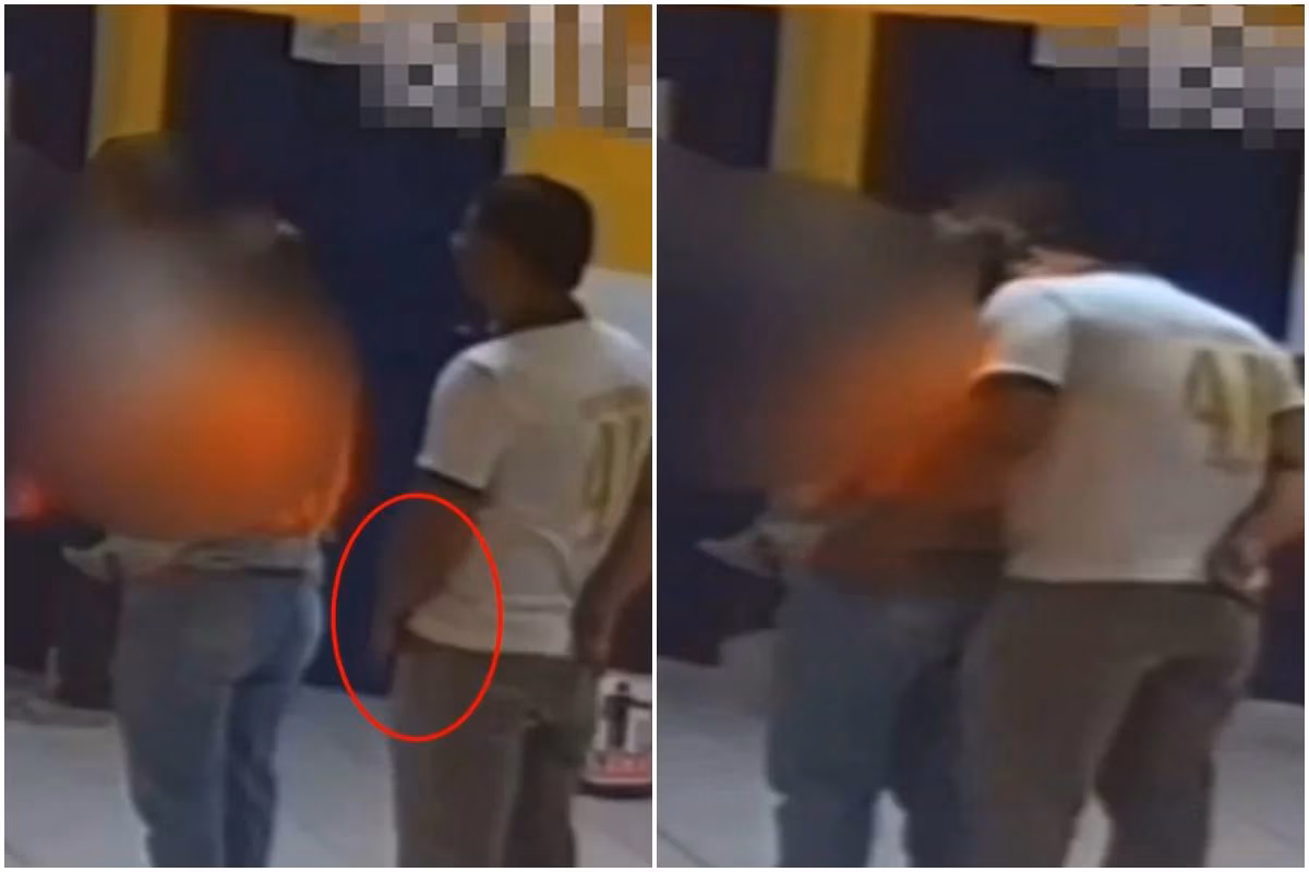 Assédio em posto de saúde: homem esfrega o corpo e lambe o pescoço de mulher