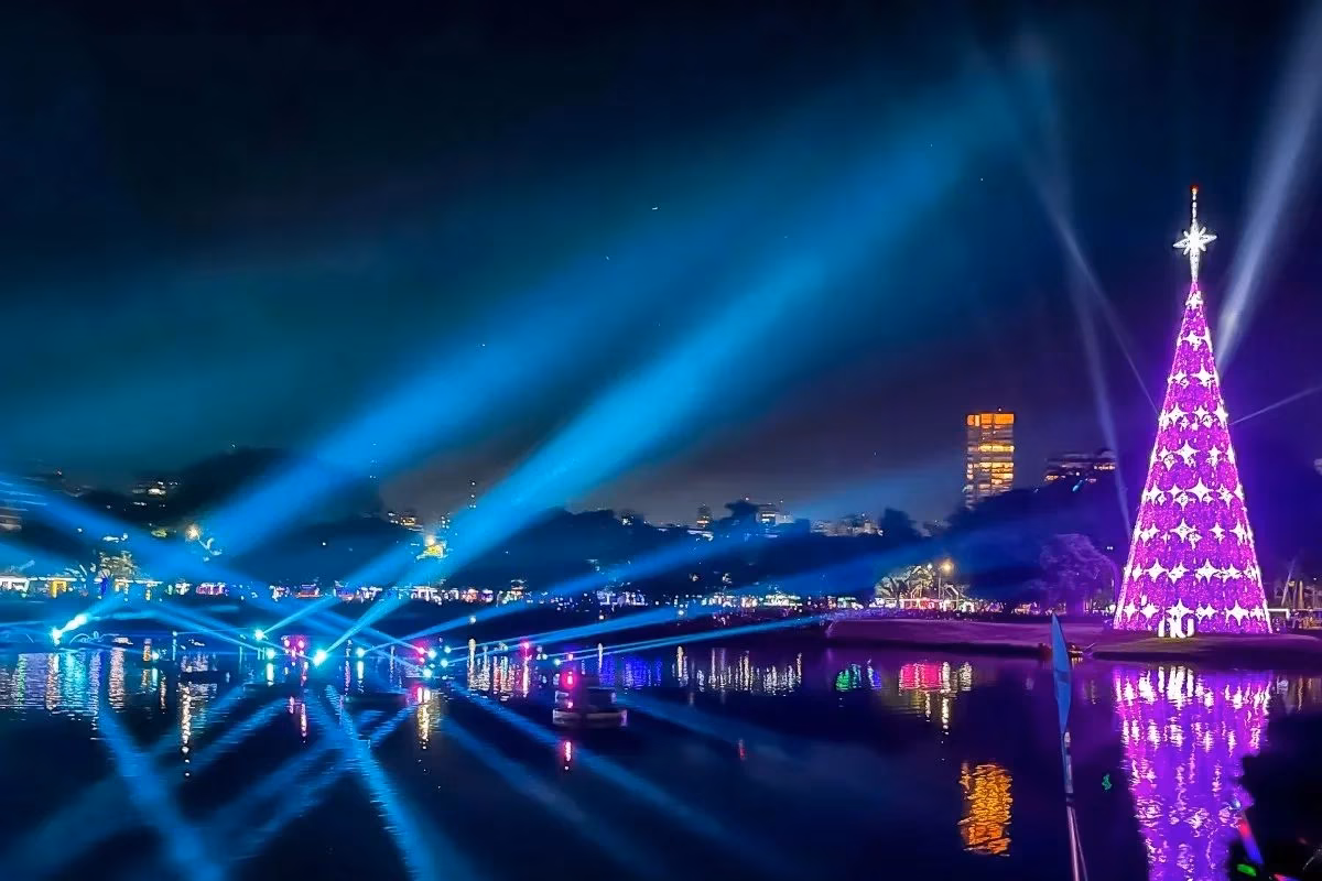 A agenda de Natal terá várias atrações gratuitas, incluindo a Casa do Papai Noel