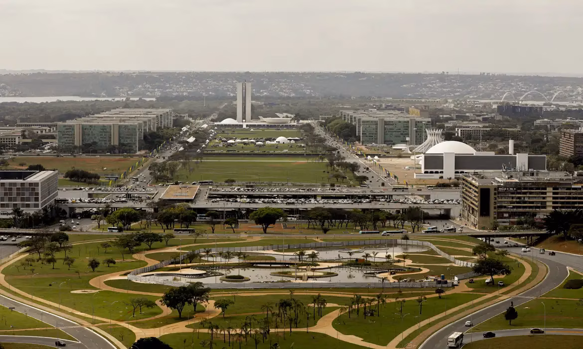 Vista da Esplanada dos Ministérios