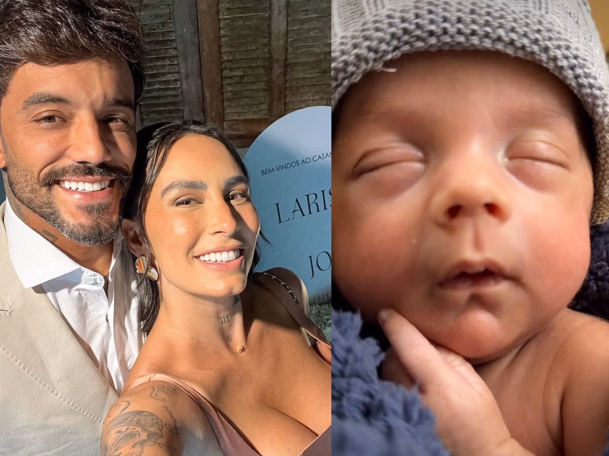 Clara Maia exibe pela primeira vez o rosto do filho e comemora a evolução dele após dois meses na UTI