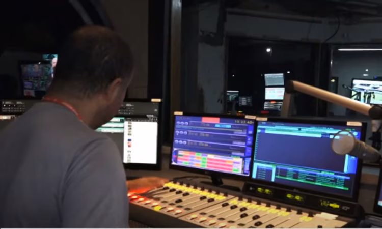 Estúdio da Rádio Jovem Pan