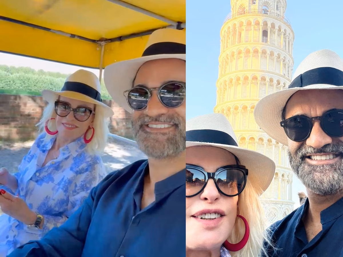 A apresentadora oficializou a união com o jornalista em abril deste ano, em uma cerimônia reservada