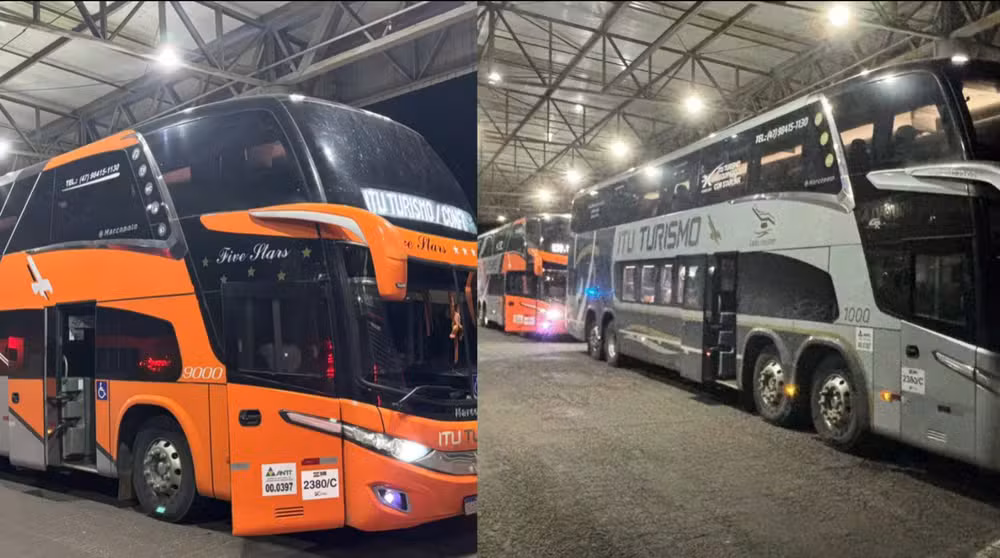 Ônibus com 125 argentinos é barrado ao tentar entrar irregularmente em SC para trabalhar