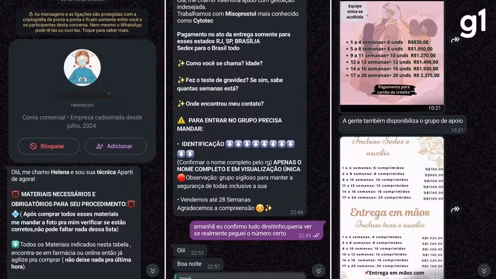 Polícia mira suspeitos de tráfico de medicamentos e venda de ‘assessoria’ para abortos em grupos na internet