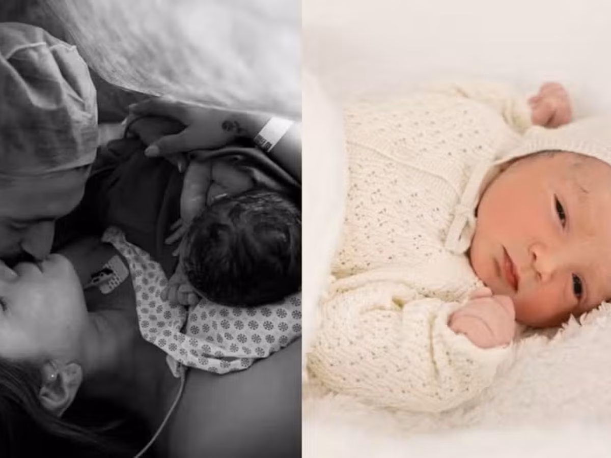 Arrascaeta mostra as primeiras fotos do filho recém-nascido, Milano