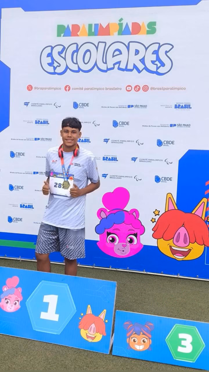 SUGESTÃO DE PAUTA: Ipatinga conquista 21 medalhas nas Paralimpíadas Escolares 2025