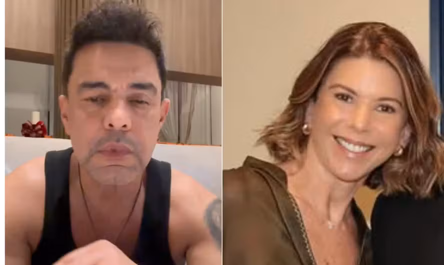 Zezé Di Camargo reclama de SBT, e Daniela Beyruti, presidente da emissora, rebate colocação do sertanejo