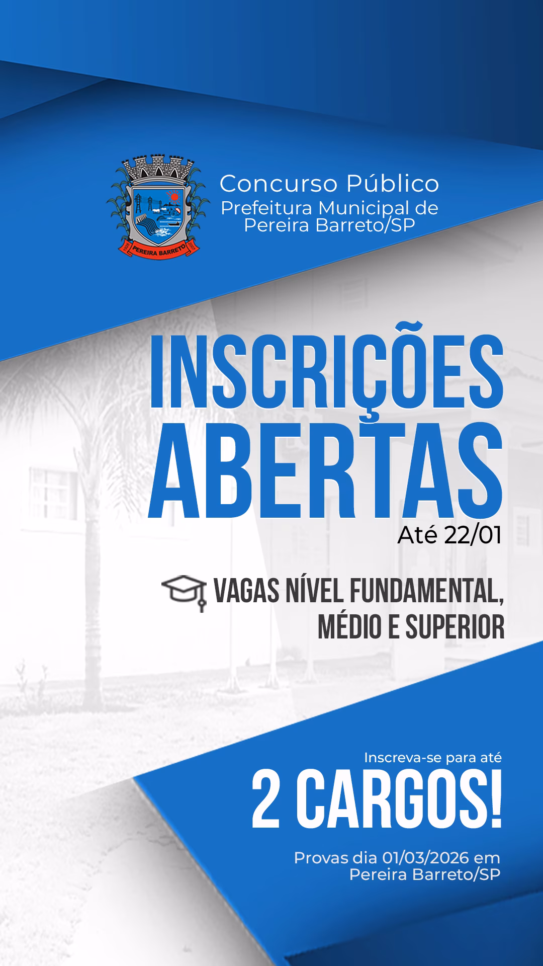 Fwd: Release - Pereira Barreto/SP_Inscrições Abertas