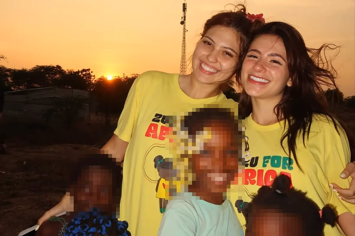 Ida de Nathalia Valente e Mari Menezes para a missão na África virou motivo de briga entre influenciadores nas redes sociais