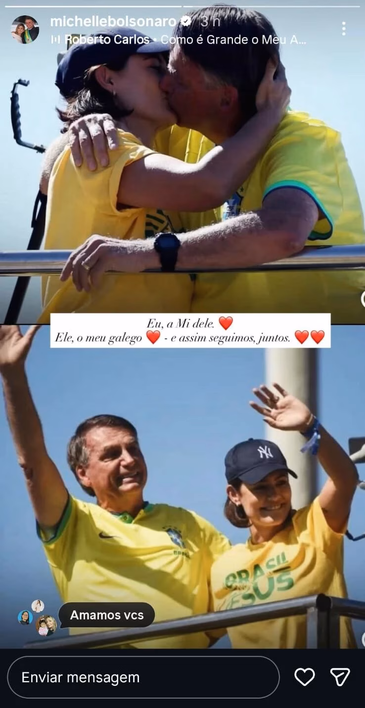 Michelle e Jair Bolsonaro