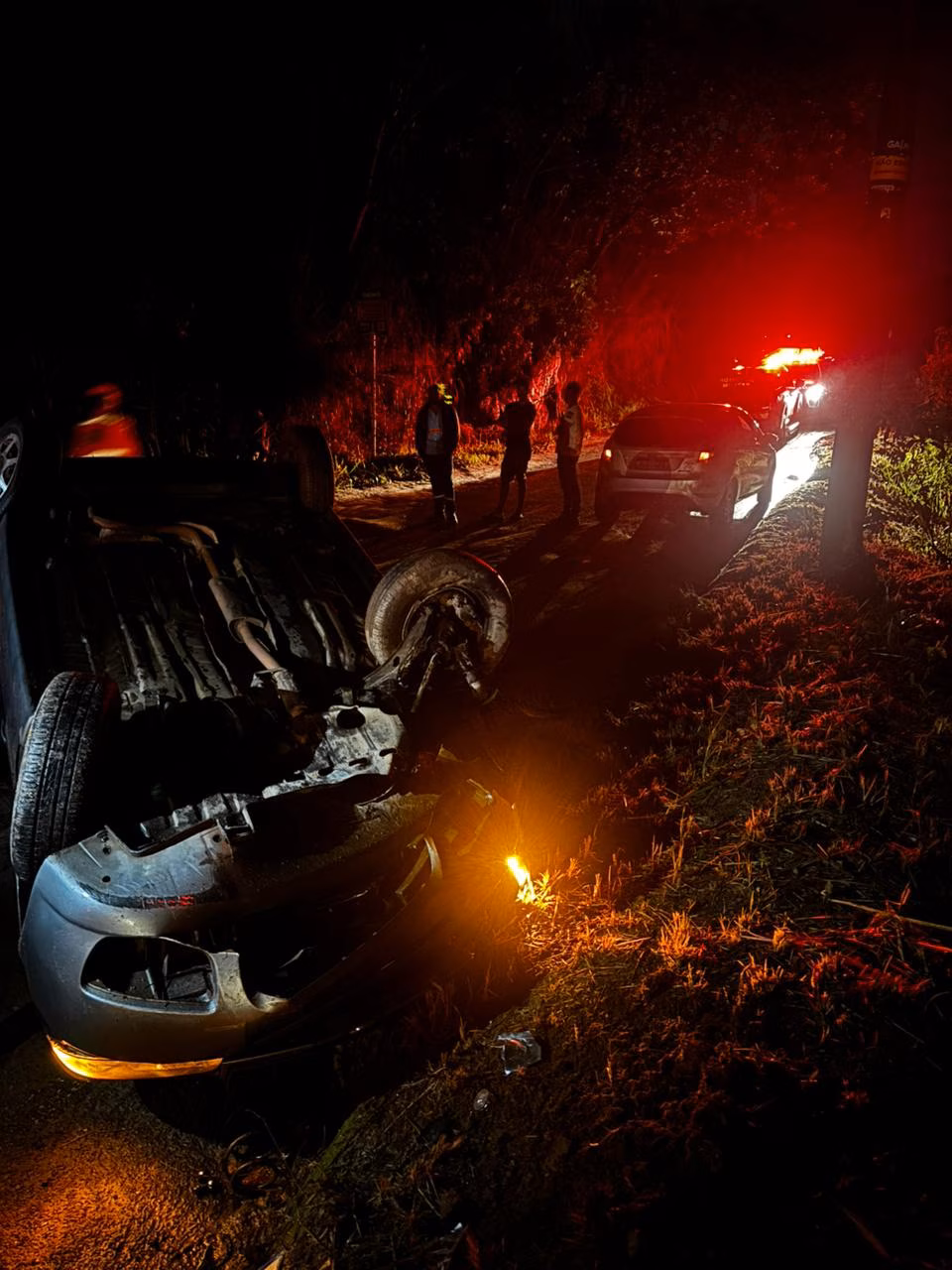O SEVOR (Serviço Voluntário de Resgate) e o Corpo de Bombeiros Militar foram acionados e atuaram de forma integrada no atendimento às vítimas.