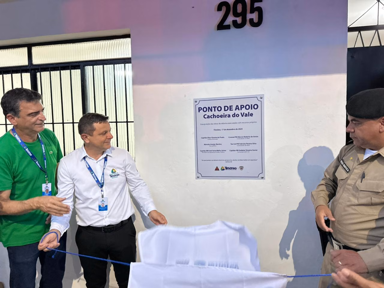 18.12 - Release PMT - Prefeitura de Timóteo inaugura reforma do ponto de apoio da