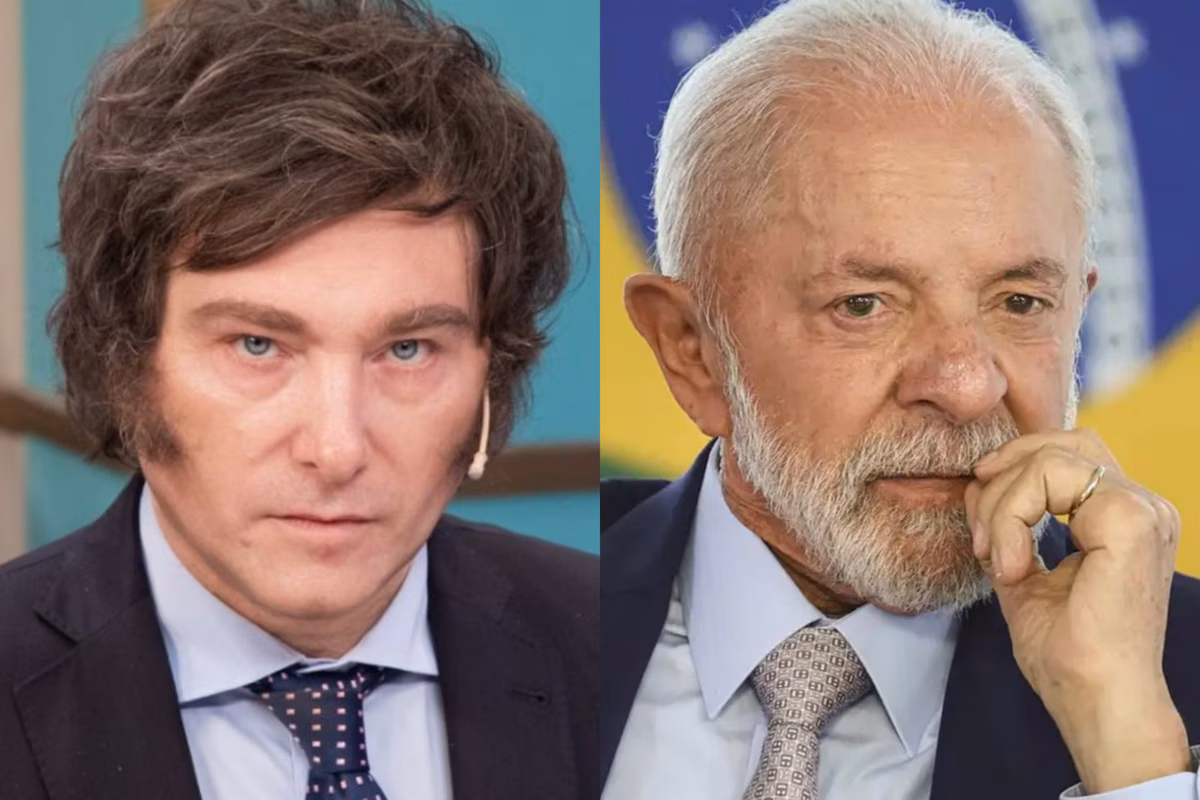 Argentino Javier Milei faz oposição ideológica ao brasileiro Lula