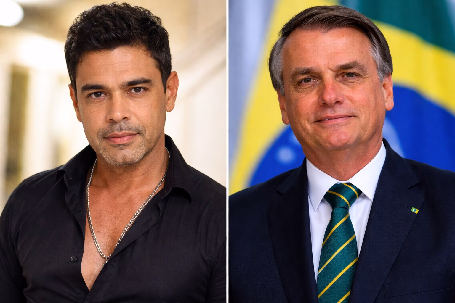 Zezé de Camargo e Bolsonaro