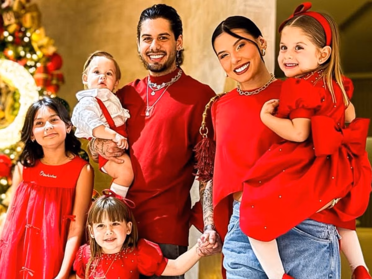 Ana Castela e Zé Felipe passam primeiro Natal juntos