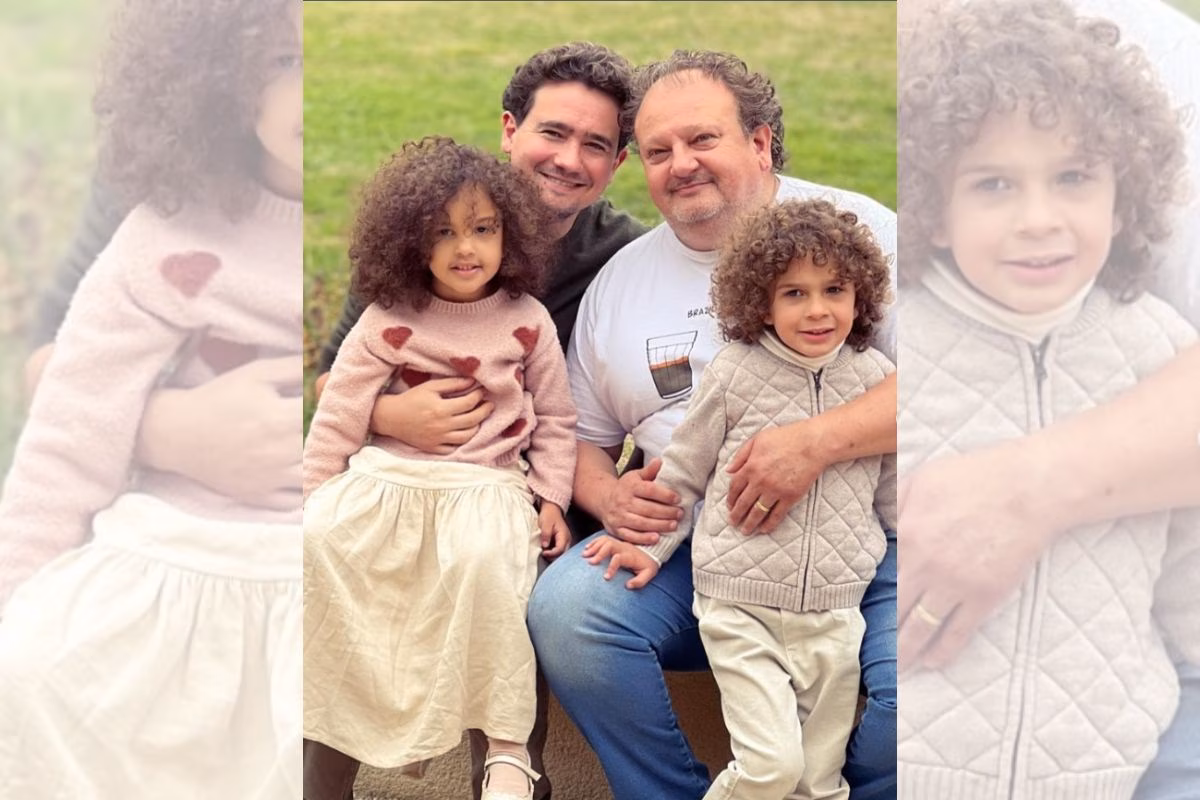 Erick Jacquin com seus filhos em foto inédita