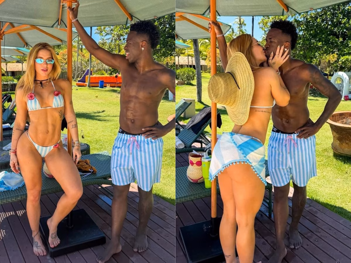 Virginia Fonseca e Vini Jr. curtem dia de sol na Bahia 