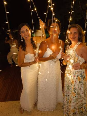 Fátima e Bonner reúnem famílias para Ano-Novo