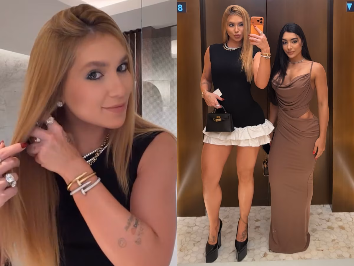 Virginia Fonseca está em Dubai, nos Emirados Árabes, a trabalho 