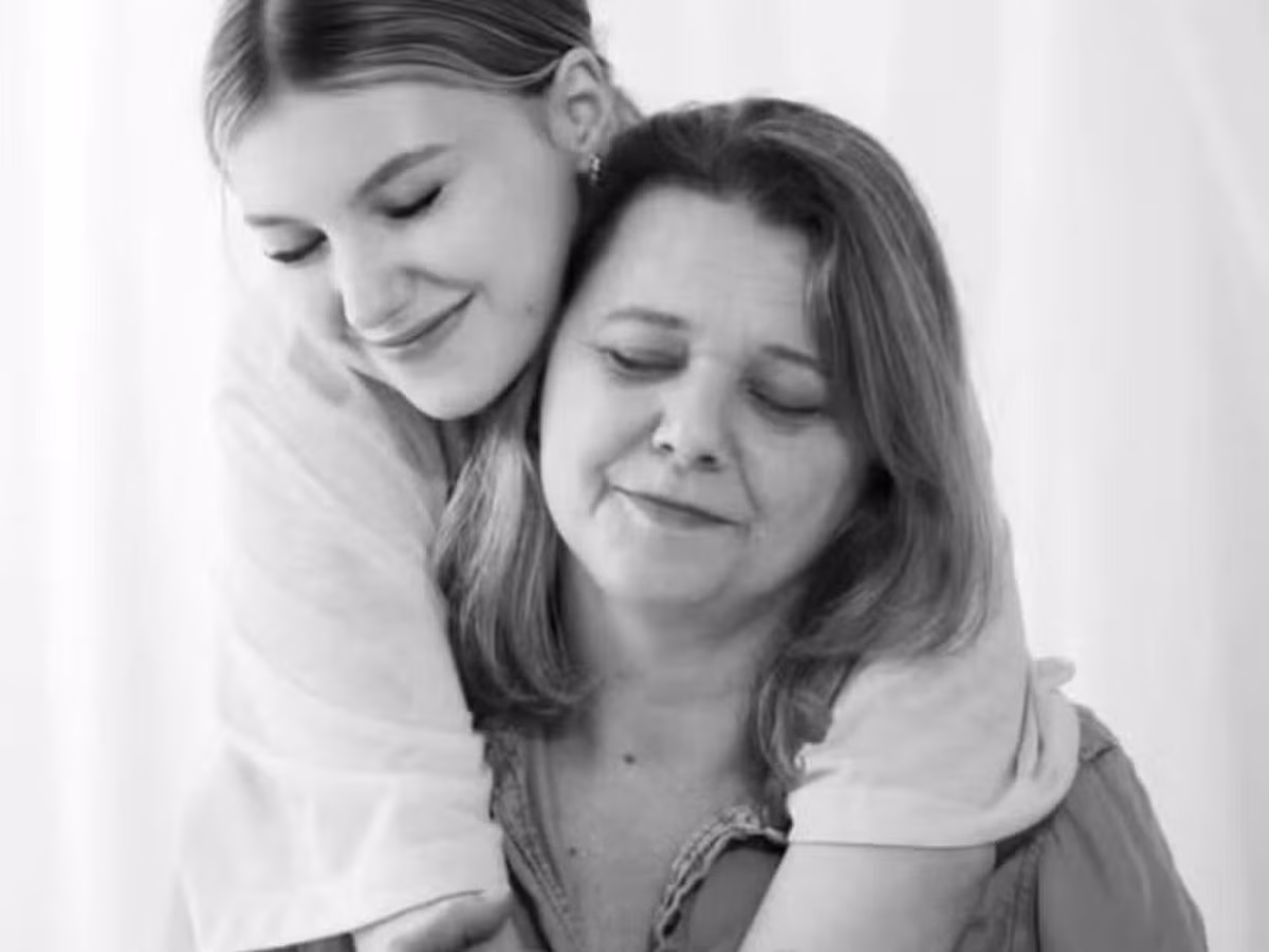 Miriam Kiekow usou as redes sociais para se despedir da filha com um relato emocionado