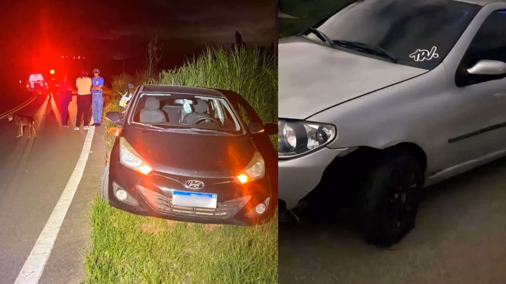 Quando chegou ao local, a Polícia Militar Rodoviária (PMRv) encontrou uma viatura do Serviço de Atendimento Móvel de Urgência (Samu) parada ao lado do corpo da vítima.