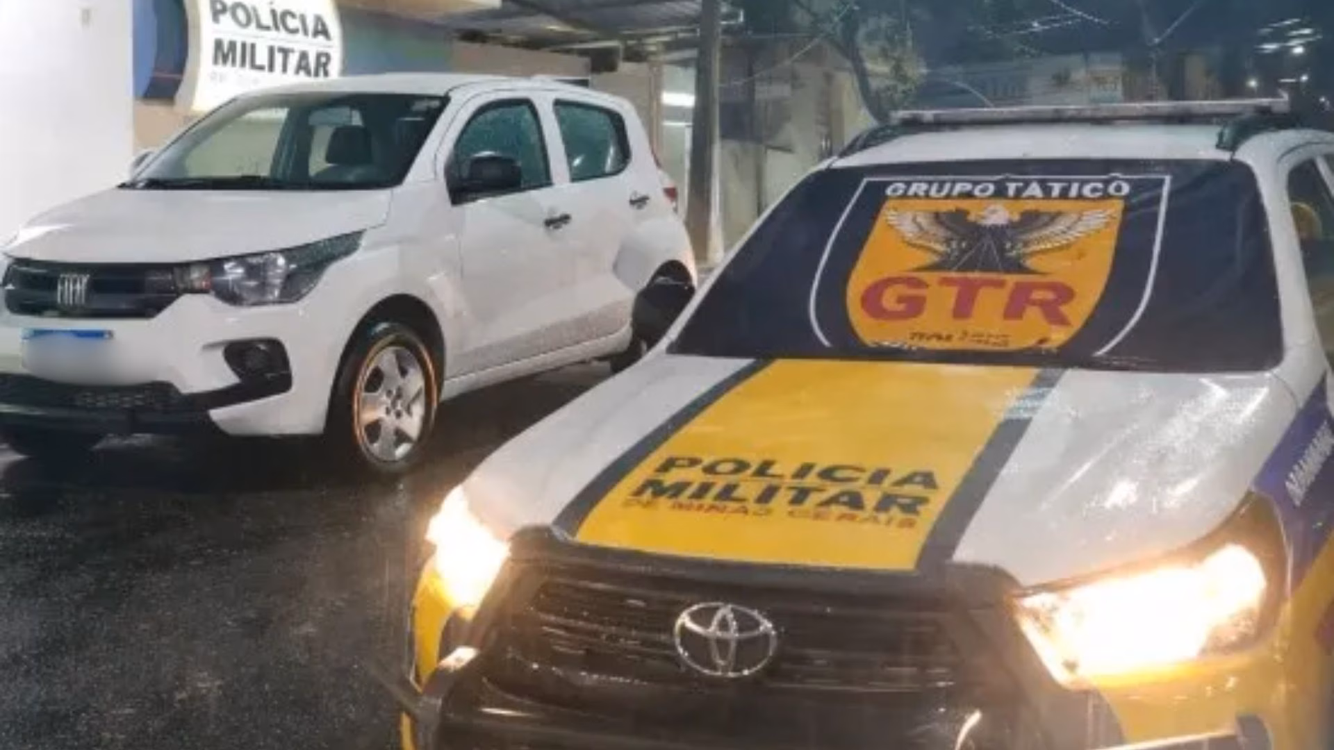 . O Fiat Mobi também foi levado para a unidade policial, onde permaneceu apreendido para as providências cabíveis