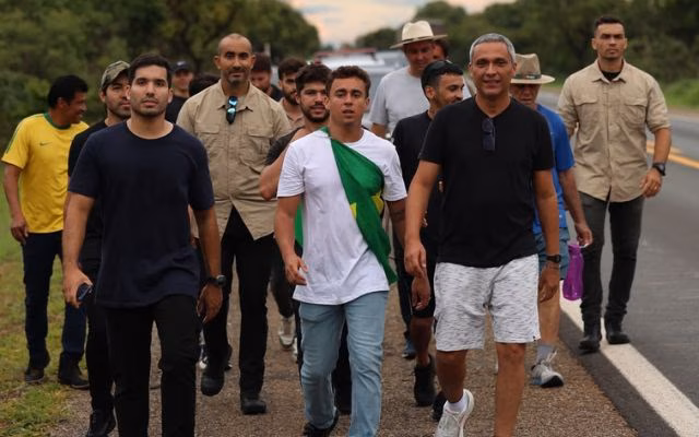André Fernandes, Nikolas Ferreira e Gustavo Gayer