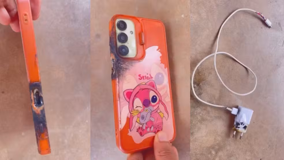 Celular explodiu com as oscilações de energia em Augusto Corrêa, no PA