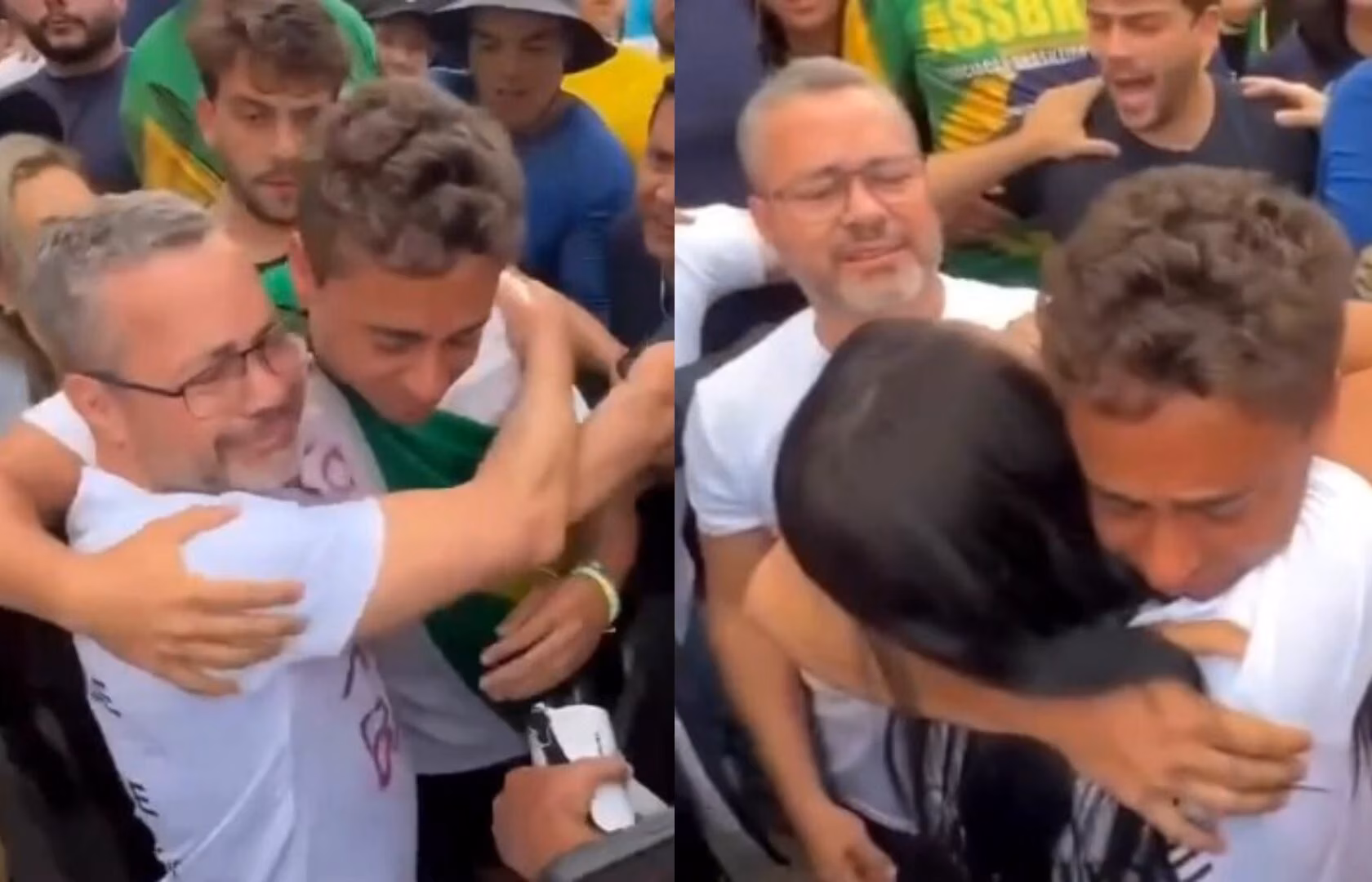 Nikolas encontrou os pais nesta sexta-feira