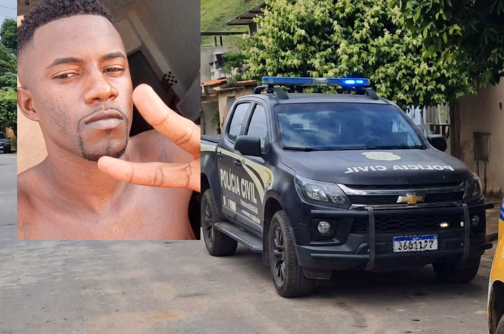 Homem morreu no local do crime