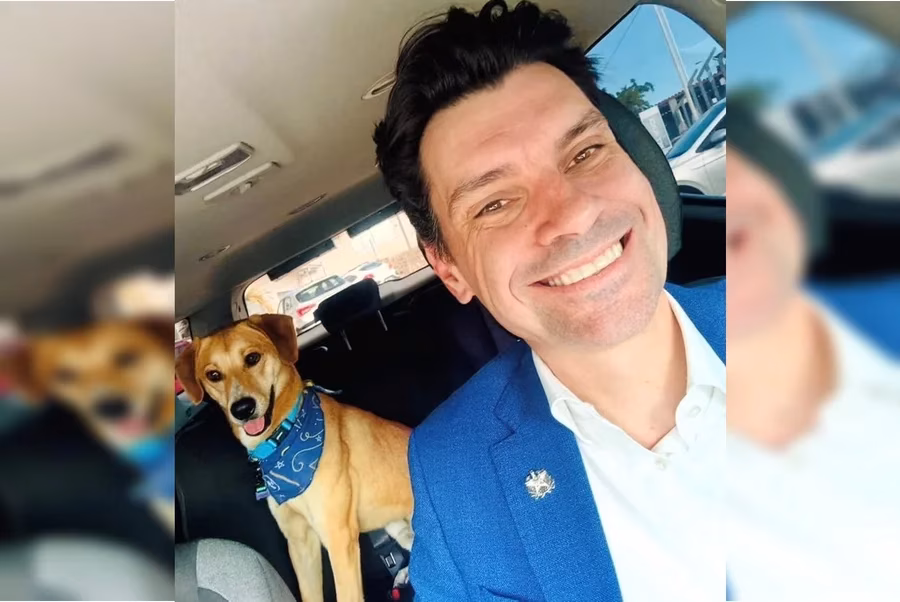 O delegado Ulisses Gabriel, decidiu cuidar do cachorro. O cão Orelha sofreu lesões graves e teve de ser submetido à eutanásia