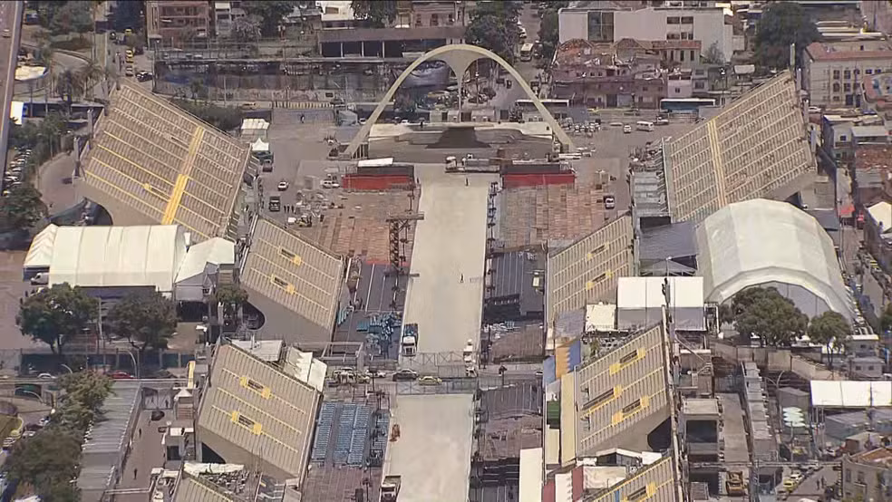 Sapucaí vista de cima