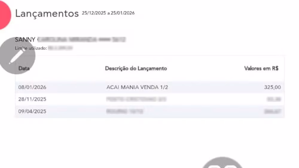 Criança sai para comprar açaí de R$ 24, e mãe recebe fatura de R$ 650 parcelado em duas vezes. Caso aconteceu em Vila Velha, no Espírito Santo