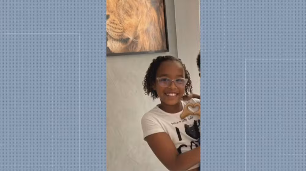 Valentina, atingida por tiro na cabeça em Nova Iguaçu