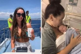 Jovem de 21 anos não suspeitou que estava grávida, até o trabalho de parto
