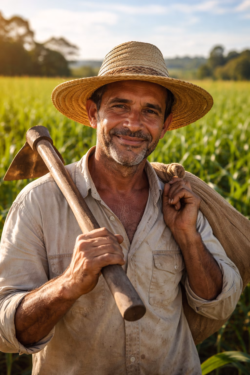 O tradicional chapéu de palha, muito muito comuna nas roças do Brasil não atende normas da JJustiça do Trabalho