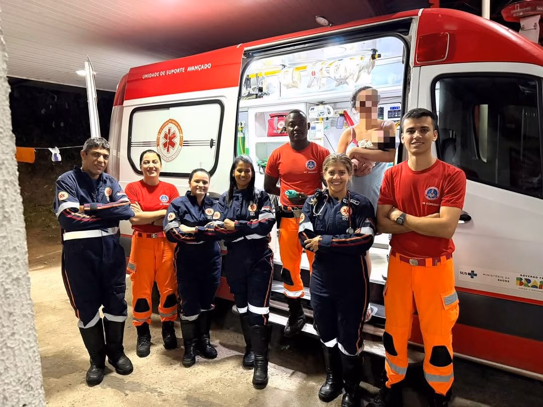 Após as intervenções, foi obtida a desobstrução total das vias aéreas, com melhora sensível do padrão respiratório da criança