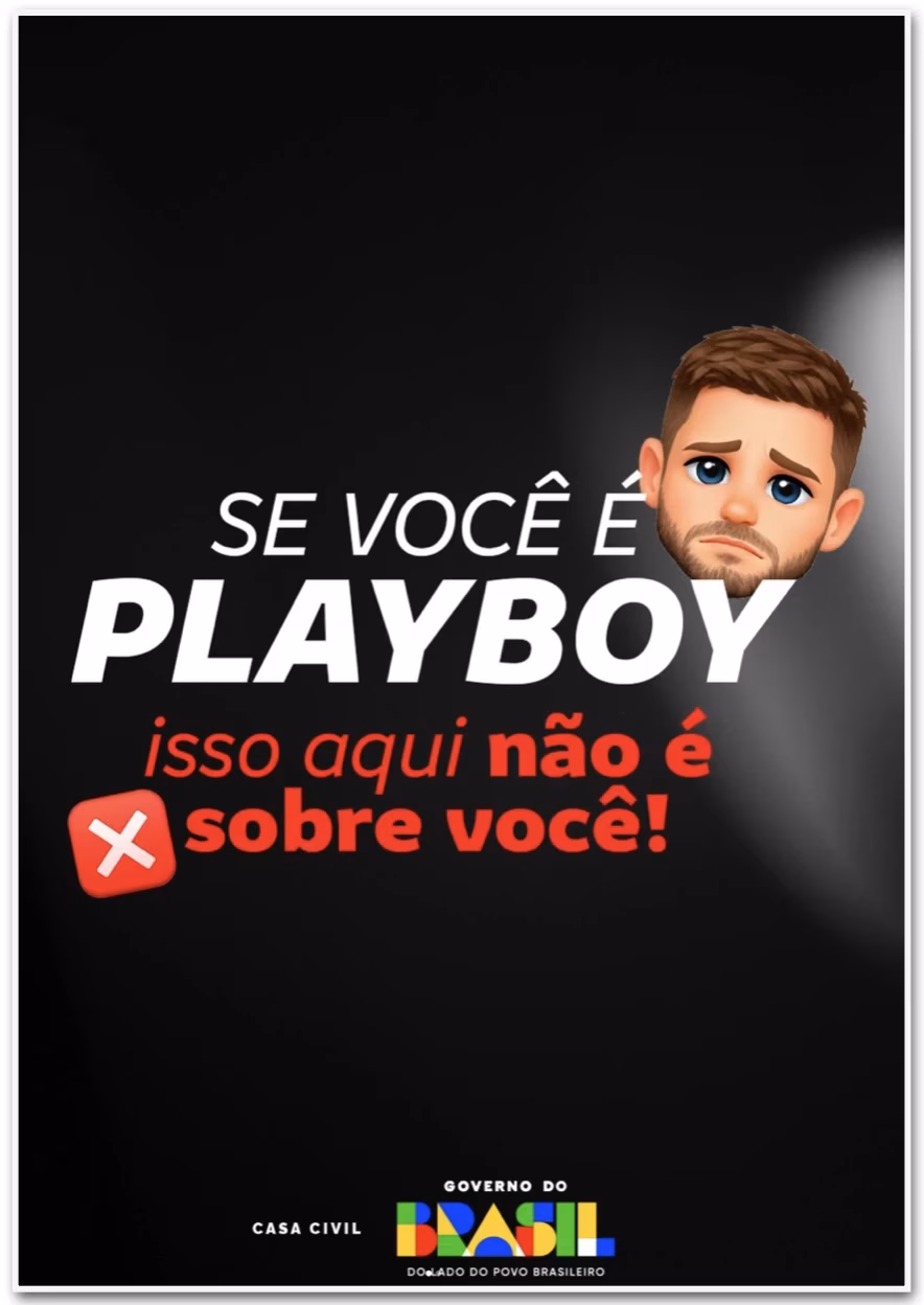 Meme criado pela Casa Civil nas redes sociais Fotos: Reprodução